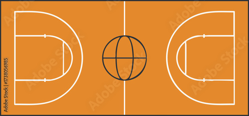Basketball Court Icon