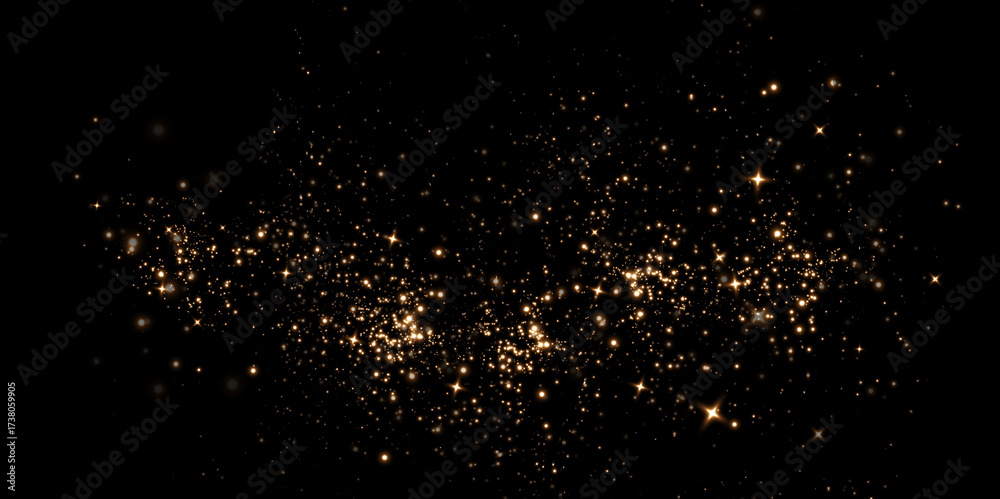 Naklejka premium Christmas dust, festive dust, sparkle dust, glitter dust, holiday overlay in glowing style. Transparent PNG perfect for Overlay in magical Christmas designs. Includes high-quality PNG file.