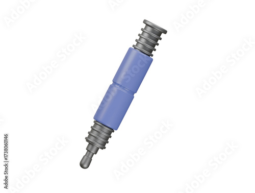 car plug icon 3d illustration render