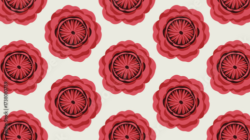 Beautiful floral pattern background perfect for adding an elegant touch to your designs, crafts, or textiles with a modern artistic style