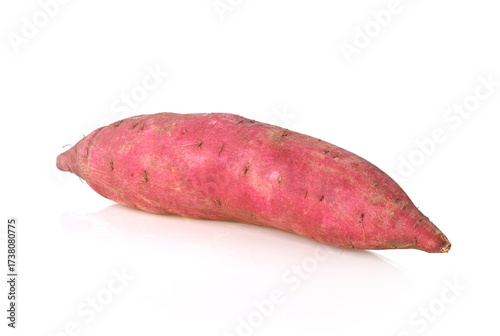 sweet potato isolated on white backgound