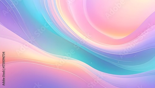 Gradient pastel abstract liquid background