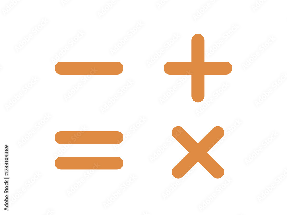 Fototapeta premium math icon
