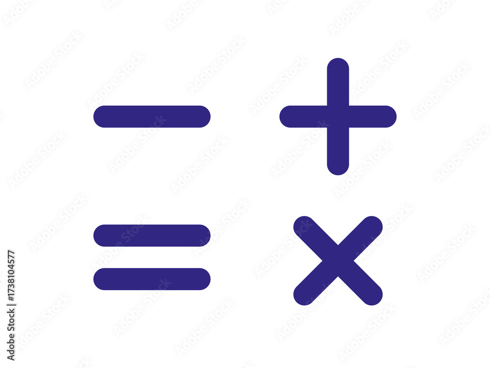 Fototapeta premium math icon