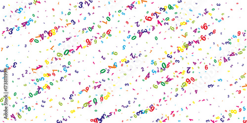 Concept of school background. Colorful childish