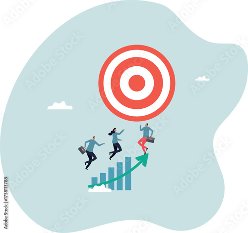 Career development, growth or step to reach goal, ladder to stairway to achieve target,about a man and his life.