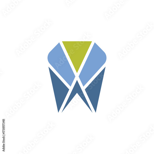 dental abstract logo modern style