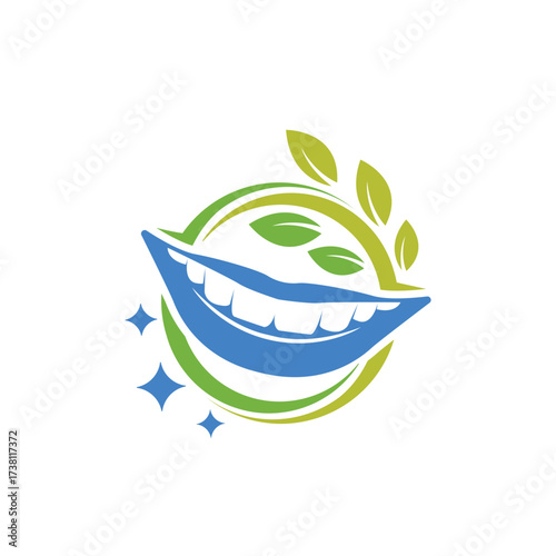 dental abstract logo modern style