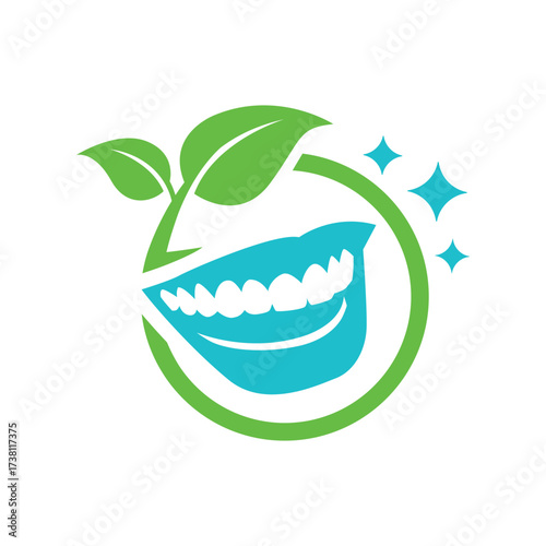 dental abstract logo modern style