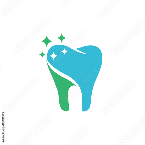 dental abstract logo modern style