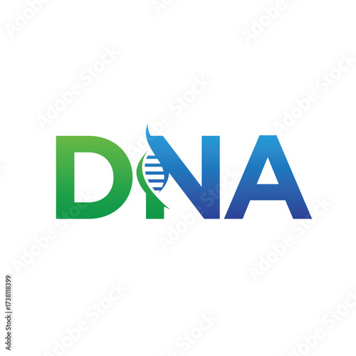 dna letters abstract logo modern style Free Download dna letters abstract logo modern style - GFXLoad