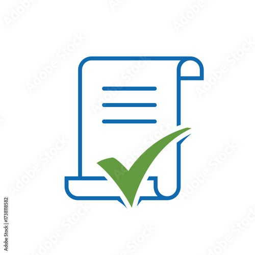 document file abstract logo modern style