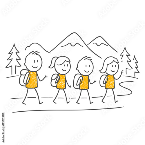 A Collective Exploration Moving in Step with Nature, A Visual Narrative of Shared Energy, Support, and Determination Toward the Summit.