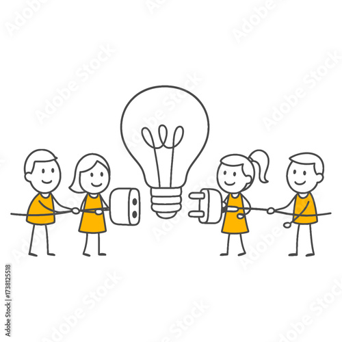 Teamwork Brings Forth a Big Idea and Lights the Path to Success.