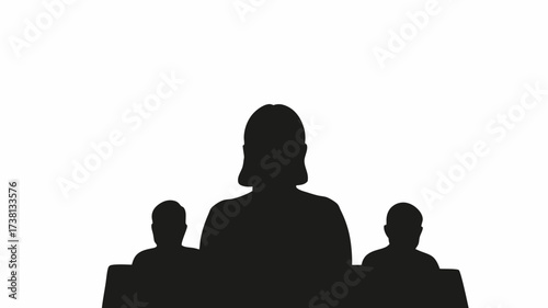 Bold leadership panel presenting at conference, engaging speakers connect with audience, sharing expertise and insights, driving innovation and growth forward
