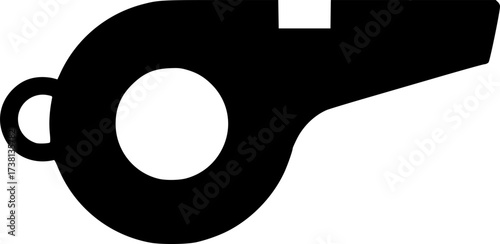 whistle flat vector
