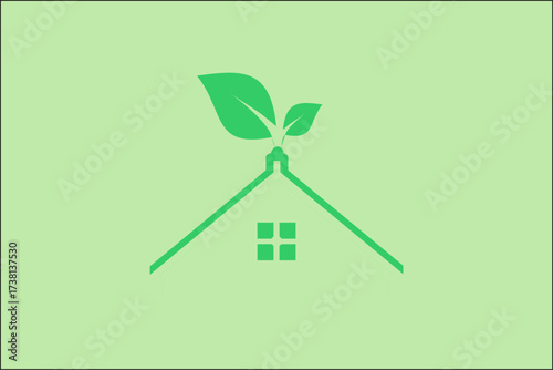 green house icon vector illustration concept