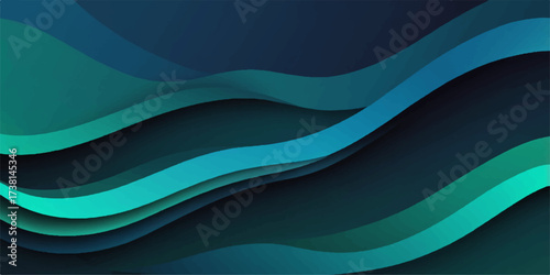 Dynamic abstract blue wave pattern design illustration for a modern digital backdrop or business template