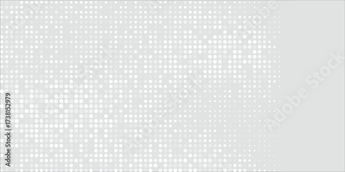 Basic halftone dots effect in black and white color. Halftone effect. Dot halftone. Black white halftone.Background with monochrome dotted texture. Polka dot pattern template modern