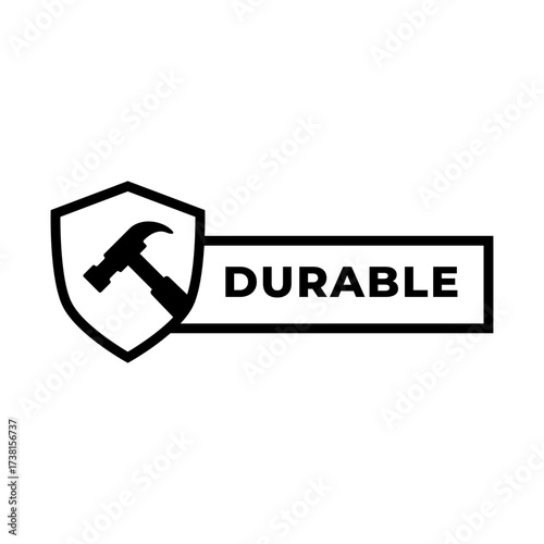 "Durable" Product Tag Vector