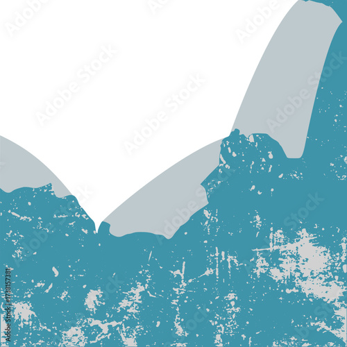 Grunge grid paper vector with ripped edges, distressed retro texture, and worn vintage style. Ideal for scrapbook, posters, background design, retro artwork, and creative graphic templates.
