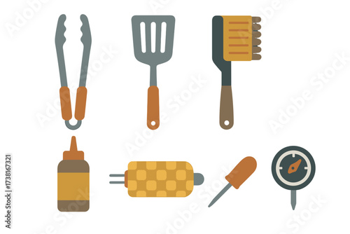 Essential barbecue grilling tools and accessories for outdoor cooking