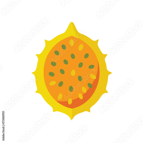 Kiwano vector Illustrator Artwork