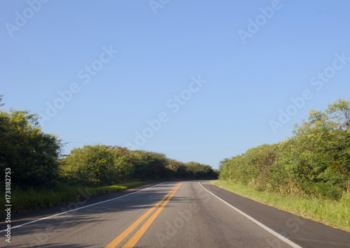 road in the countryside