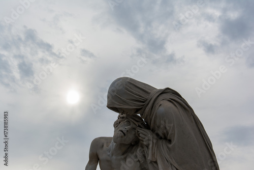 Dramatic Sculpture with Sunlight – Marseille, France