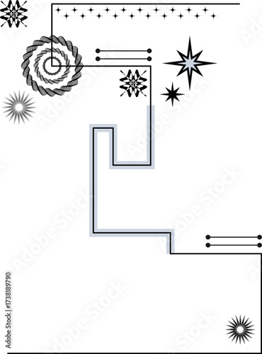 Futuristic Y2k Element