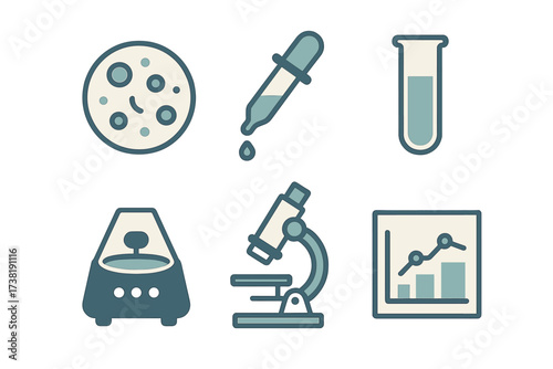 Science laboratory equipment and research tools for medical and data analysis