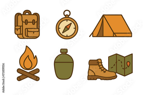 Essential gear and equipment for camping, hiking, and wilderness exploration activities