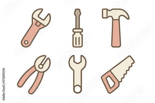 Various essential hand tools for home improvement, construction, and general repair tasks