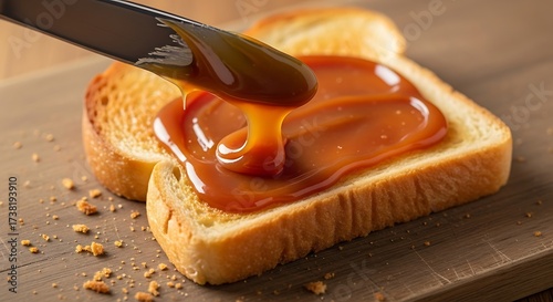 Caramel Spread on Toast