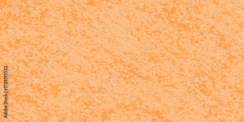 Antique textured orange wool and paper with a brown vintage parchment pattern makes an old rough grunge background
