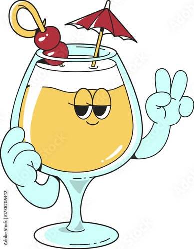 Lemonade Glass Mascot