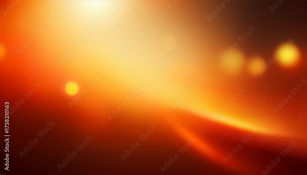 Obraz premium orange abstract blur background with lens flare