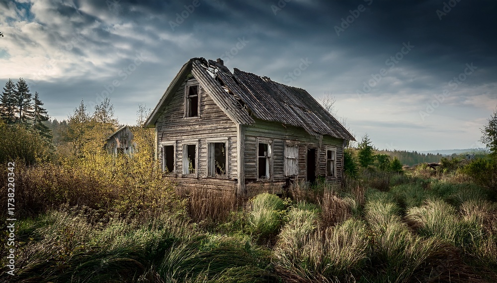 Obraz premium abandoned old house