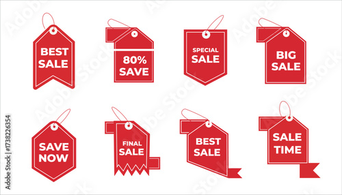 Offer , sale , discount design elements set collection vector template