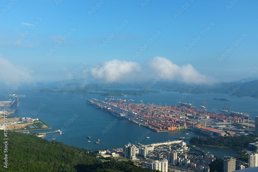 Obraz premium Yantian Port Scenery, Shenzhen, Guangdong, China