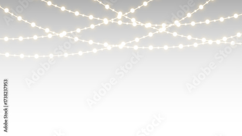 Glowing Lights garland png backgraund
