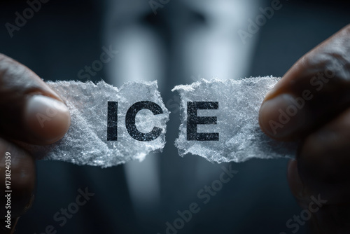 Breaking the Ice Metaphor with Businessman