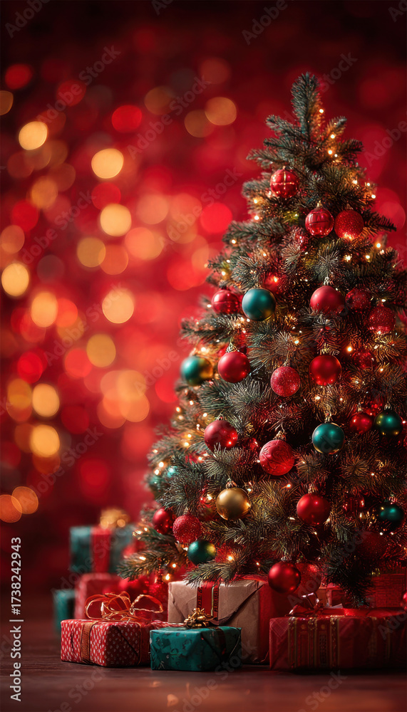 custom made wallpaper toronto digitalchristmas tree with gifts