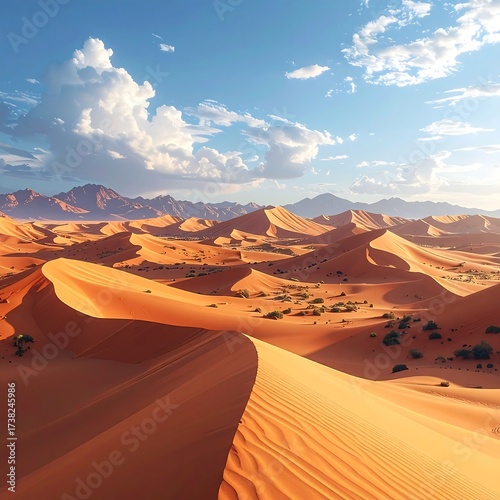 Stunning desert landscape