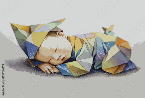 Baby vector art