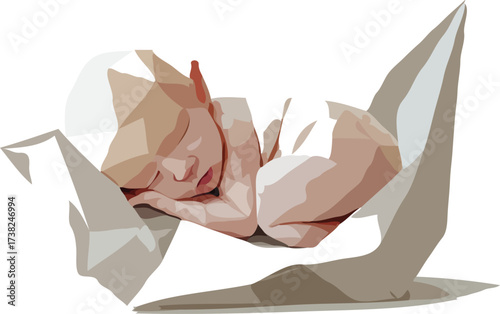 Baby vector art