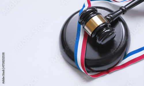 France Law And Legal System Judge Gavel Justice And Legislation Concept