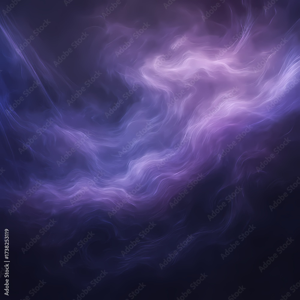 Obraz premium Violet Whispers: An Ethereal Nebula