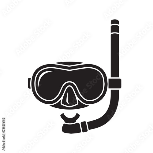 "Snorkeling mask and tube"