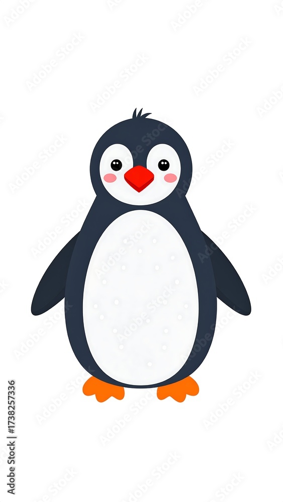 Obraz premium Cute penguin illustration